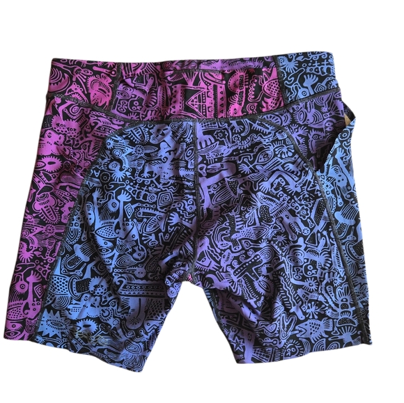 Janji Women’s 7″ Groundwork Pace Short Batik Puple - Picture 8 of 11